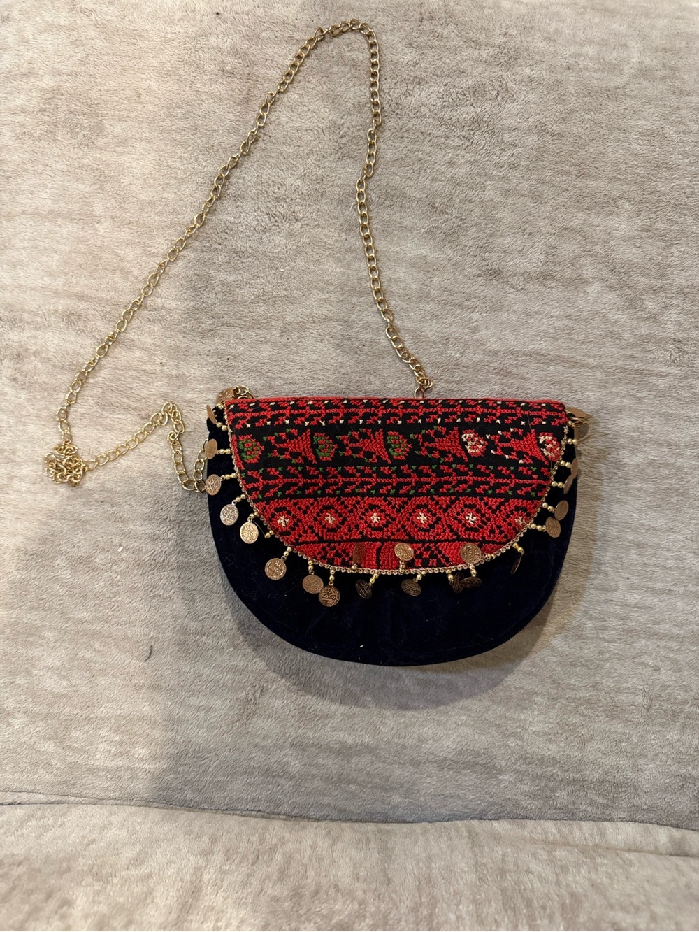 Banjara like Patchwork coin Beaded Embellished Purse